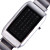  44-LED 3-color-luz mens dígitos reloj de acero inoxidable de la muñeca con pantalla de lunes a viernes
