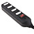  4-Port USB 2.0-Hub Switch Adapter (schwarz / weiß)