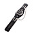  schorpioen patroon plastic band mode armband horloge (zwart)