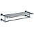  gepolijst chroom massief messing 25-inch badkamer plank met handdoekhouder
