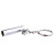  White Flashlight LED Keychain