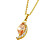  18K Gold Plated CZ Cubic Zirconia Necklace (0292-00209-29)