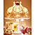  Voilet Lace Table Lamp(0836-QY-838A)