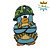  8gb estilo pinguim USB Flash Drive (azul)