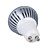  gu10 3w 270lm 2800-3200K warmes weißes Licht LED Spot Glühbirne (85-265V)