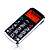 S58 Single Card Dual Band Big Keypad for Daddy with Torch Cell Phone Black