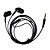  elegantes auriculares estéreo (negro)