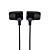  estéreo prima auriculares de botón (negro)