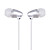  triangolo stile auricolari in-ear (argento)