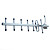  824-960MHz 10dBi Directional High Gain 7-Unit Antenna for 3G Wireless Network (SMA Female