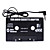  coche adaptador de casete de audio (negro)