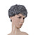  capless perruque grise cheveux courts et frisés (0463-6.13-288)