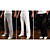  mens de la mode slim fit à long pantalon droites avec fermeture à glissière inclinée or
