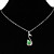  hermosa plata de ley 925 con el platino decoración colgante plateado jade (0801 a 10,928)