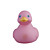  floco de banho padrão de pato-de-rosa