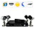  système de sécurité dvr caméra infrarouge avec 4 caméras étanches et 4 DVR chaîne (sfa1021)