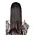  Synthetic Dark Coffee Long Straight Ponytail Hairpiece