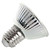  E27 60-LED 3500K 240-Lumen Warm White Light Bulb - Silver (110V)