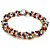  17 "aa 7-8mm perle d'eau douce multicolores irréguliers colliers