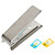  Micro Sim Card Cutter with Micro Sim Card Adapters for Apple iPad/iPhone 4
