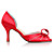  SELVAGGIA - Peep Toe Boda Nupcial Satén