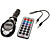  coches reproductor de mp3 transmisor fm con ranura SD y remoto IR (sd / mmc / usb port/mp3)