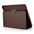  2-in-1 Protective PU Leather Carry Case + Movie Stand for Apple iPad (Brown)