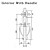  Zinc Alloy Single Cylinder Handleset (0799-81111-AB)