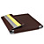  Stylish Protective PU Case for Apple iPad (Brown + Yellow)