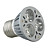  e27 3w de 3 LED blanco frío 270lumen luz 7000k Bombilla (85-265v)