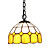  Mediterranean Yellow Mini Tiffany Pendant Light (0923-XCDS028)