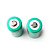  UltraFire CR123A 3V 800 mAh recargable de baterías verde (11190152)