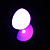  e27 1W RGB luz a control remoto bola bombilla LED (110-240v)