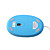  usb optische muis met draad (blauw)