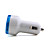  autolader voor de iPhone 2/iphone/ipod/usb aangedreven gadgets - dubbele usb-poort (wit)