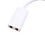  Male to Female AUX Splitter Cable for iPod/iPad/iPhone/MP3