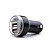  KFZ-Ladegerät für iphone 2/ipad/iphone/ipod/usb powered Gadgets - Dual USB Port (schwarz)