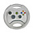  Racing Steering Wheel for Xbox 360 Controller (White)