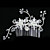  Rhinestones Wedding Bridal Combs/ Headpiece
