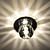  Chrome Finish Mini K9 Crystal Ceiling Light (8 PCs)