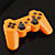  Dual Shock III Wireless Controller With Blister Pack for PS3 (Orange)