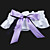  2-Piece Satin With Ribbons Wedding Garters