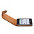  Custodia in pelle PU marrone per iPhone 4