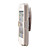  étui + étui clip ceinture combo pour iphone 4 (blanc)