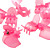  Protetores de Esmalte (10 pçs, Rosa)