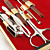  Stainless Steel Nail Clippers Manicure Kit 8PCS-Golden