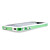  Stylish Protective Bumper Infinite Loop Frame Case for iPhone 4 (White-Translucent Green)