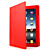  Etui de Protection Rigide en Cuir PU avec Support pour iPad 2 Seconde Génération - Rouge