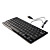  78-chiave tastiera compatta sottile USB - nero (160cm-cavo)
