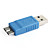  usb 3:00 m para adaptador micro azul